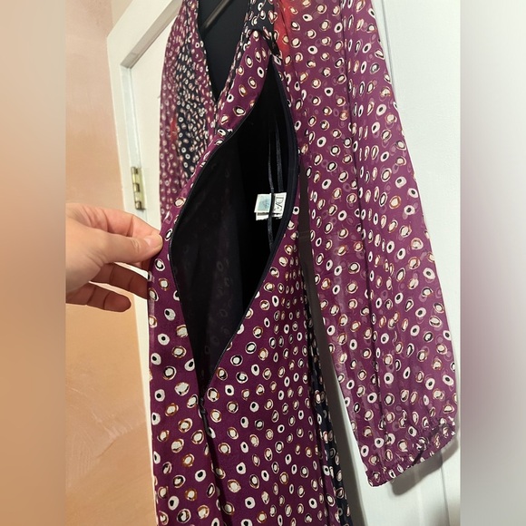 DIANE VON FURSTENBURG • IVETTA SILK BABYDOLL DRESS - Picture 5 of 10